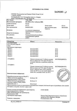 17319-Сертификат Но-шпа, таблетки 40 мг 100 шт-107