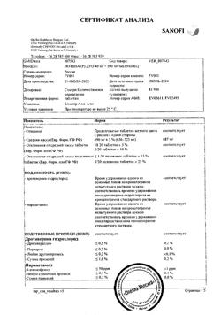 17320-Сертификат Но-шпа Дуо, таблетки 40 мг+500 мг 12 шт-1
