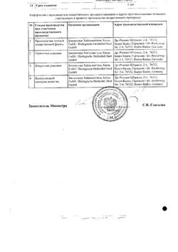 Сертификат НУРОФЕН ТАБЛЕТКИ ПОКРЫТЫЕ ОБОЛОЧКОЙ 200 МГ   №12-2