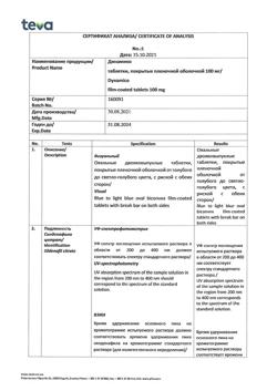 17418-Сертификат Динамико, таблетки покрыт.плен.об. 100 мг 4 шт-1