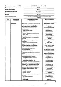 17501-Сертификат Диротон, таблетки 20 мг 56 шт-3