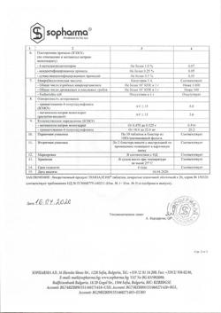 17529-Сертификат Темпалгин, таблетки покрыт.плен.об. 500 мг+20 мг 20 шт-3