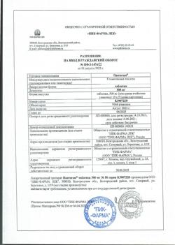 17670-Сертификат Пантогам, таблетки 500 мг 50 шт-1
