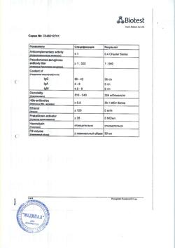 17781-Сертификат Пентаглобин, раствор для инфузий 50 мг/мл 50 мл 1 шт-3