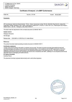 18830-Сертификат Зодак, капли для приема внутрь 10 мг/мл 20 мл 1 шт-28