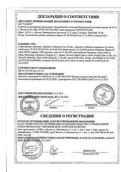 18865-Сертификат Сирдалуд, таблетки 4 мг 30 шт-17