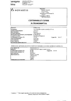18865-Сертификат Сирдалуд, таблетки 4 мг 30 шт-50