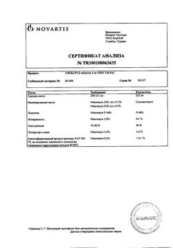 18865-Сертификат Сирдалуд, таблетки 4 мг 30 шт-47