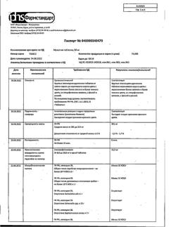 19156-Сертификат Мукалтин, таблетки 50 мг 20 шт-42