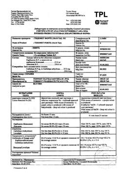 19481-Сертификат Тидомет Форте, таблетки 250 мг+25 мг  100 шт-13