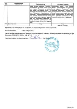 19629-Сертификат Торасемид Канон, таблетки 10 мг 20 шт-2