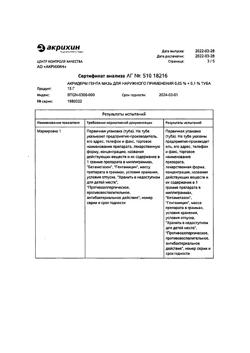 19774-Сертификат Акридерм Гента, мазь для наружного применения   15 г 1 шт-6