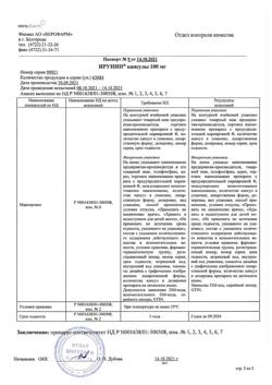 19942-Сертификат Ирунин, капсулы 100 мг 14 шт-5