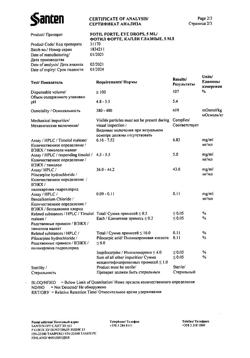 20383-Сертификат Фотил форте, капли глазные 40 мг/мл+5 мг/мл  5 мл 1 шт-5