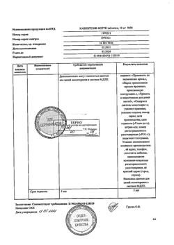 20524-Сертификат Кавинтон Форте, таблетки 10 мг 90 шт-24