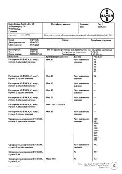 20623-Сертификат Цикло-прогинова, набор таблеток покрыт.об 0,5 мг+2 мг и 2 мг 21 шт-3