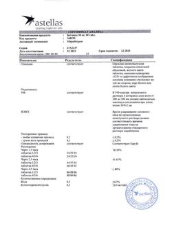 2190-Сертификат Бетмига, таблетки пролонг действия покрыт.плен.об. 50 мг 30 шт-1