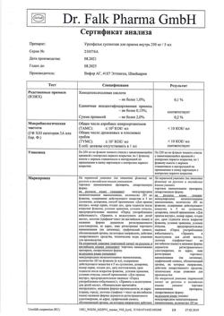 2238-Сертификат Урсофальк, суспензия для приема внутрь 250 мг/5 мл 250 мл 1 шт-8