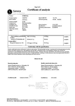 22735-Сертификат Коронал, таблетки покрыт.плен.об. 10 мг 30 шт-1