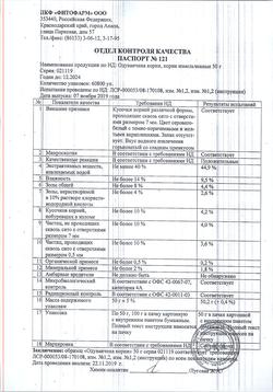 22928-Сертификат Одуванчик, корни измельченные 50 г 1 шт-4