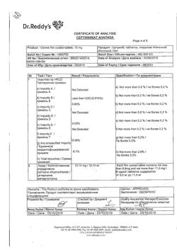 23246-Сертификат Цетрин, таблетки покрыт.плен.об. 10 мг 30 шт-27
