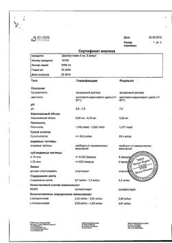 23259-Сертификат Церебролизин, раствор для инъекций 5 мл 5 шт-172