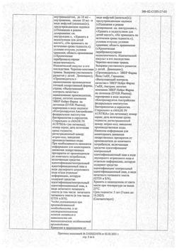 23259-Сертификат Церебролизин, раствор для инъекций 5 мл 5 шт-207
