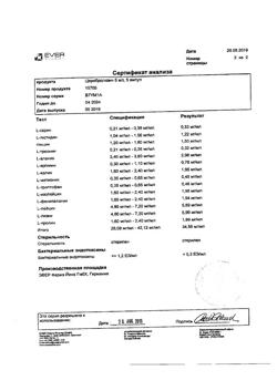 23259-Сертификат Церебролизин, раствор для инъекций 5 мл 5 шт-19