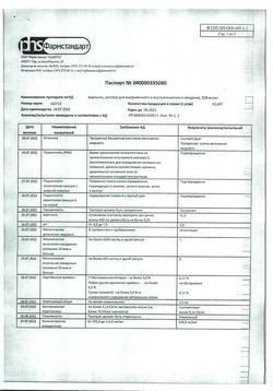 23562-Сертификат Анальгин, раствор для в/в и в/м введ. 500 мг/мл 2 мл 10 шт-27
