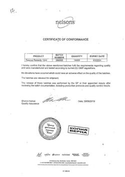 24313-Сертификат Рескью Ремеди (Бах), капли для приема внутрь 10 мл 1 шт-2
