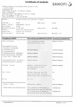 24604-Сертификат Но-шпа, раствор для в/в и в/м введ. 20 мг/мл 2 мл 25 шт-169