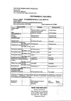 24610-Сертификат Тардиферон, таблетки с пролонг высвобождением покрыт.плен.об. 80 мг 30 шт-9