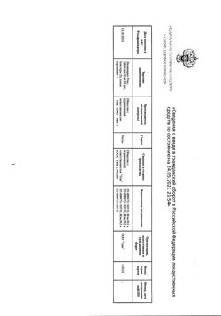 25378-Сертификат Лизиноприл-Тева, таблетки 10 мг 30 шт-1