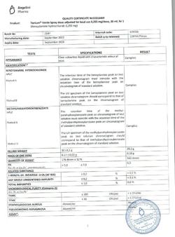 25431-Сертификат Тантум Верде, спрей для местного применения 30 мл 1 шт-45