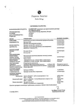 25444-Сертификат Кавинтон, концентрат д/приг раствора для инфузий 5 мг/мл 5 мл 10 шт-42