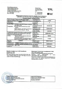 25679-Сертификат Вальпарин ХР, таблетки пролонг действия покрыт.плен.об. 500 мг 100 шт-6