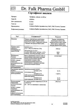 25841-Сертификат Урсофальк, капсулы 250 мг 50 шт-36