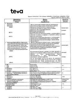 26100-Сертификат Алмагель А, суспензия для приема внутрь 170 мл 1 шт-38