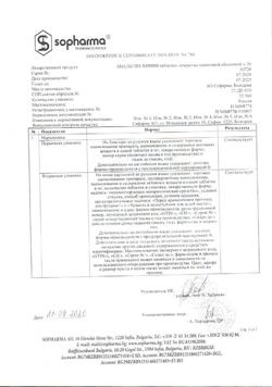 26329-Сертификат Анальгин-хинин, таблетки покрыт.плен.об. 200 мг+50 мг 20 шт-4
