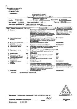 26582-Сертификат Натальсид, суппозитории ректальные 250 мг 10 шт.-11