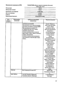26646-Сертификат Панангин, таблетки покрыт.плен.об. 158 мг+140 мг 50 шт-54