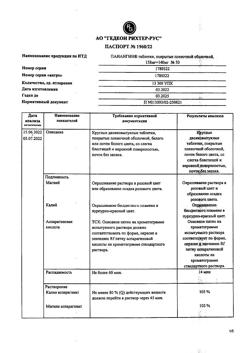 26646-Сертификат Панангин, таблетки покрыт.плен.об. 158 мг+140 мг 50 шт-58