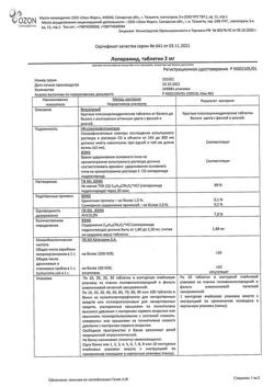 26668-Сертификат Лоперамид, таблетки 2 мг 20 шт-21