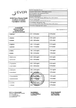 26696-Сертификат Церебролизин, раствор для инъекций 2 мл 10 шт-87