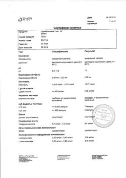 26696-Сертификат Церебролизин, раствор для инъекций 2 мл 10 шт-62