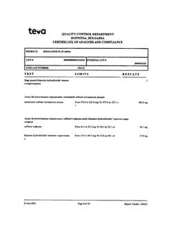 26782-Сертификат Седальгин Плюс, таблетки   20 шт-27