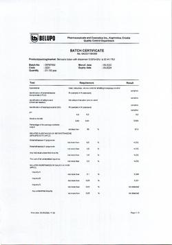 26863-Сертификат Белосалик лосьон, раствор для наружного применения спрей 50 мл 1 шт-21