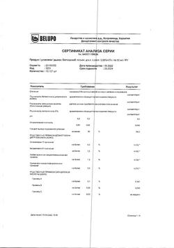 26863-Сертификат Белосалик лосьон, раствор для наружного применения спрей 50 мл 1 шт-13