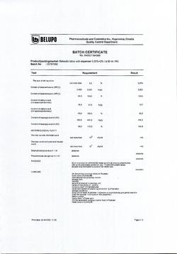 26863-Сертификат Белосалик лосьон, раствор для наружного применения спрей 50 мл 1 шт-22