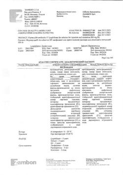 27386-Сертификат Флуимуцил-антибиотик ИТ, лиофилизат д/приг раствора для иньекций и ингаляций 500 мг фл 3 шт-29